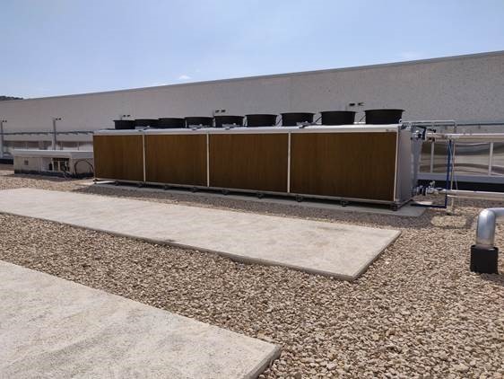 Condensador Adiábtico en instalación